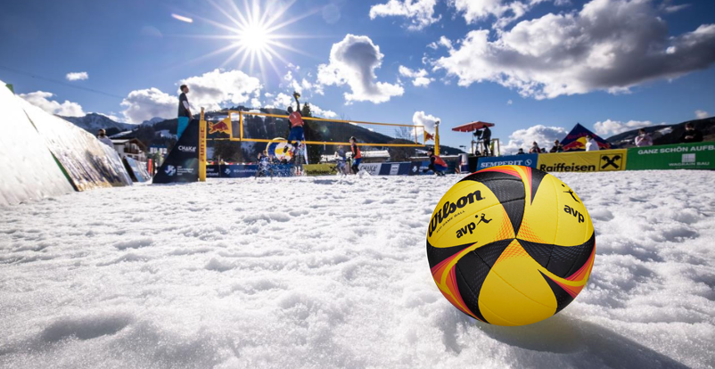 Snow Volleyball is popular in Europe